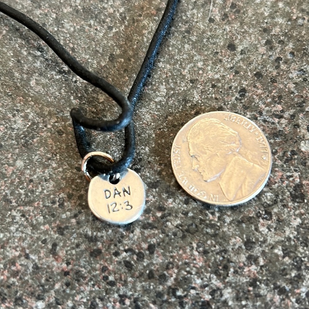 Dan 12:3 Bible verse necklace